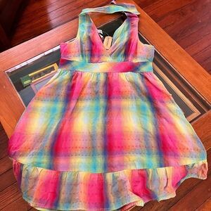 NEW American Rag CIF 1084 XL Rainbow Dress Macys